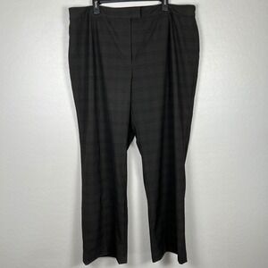 Alex Marie Women's‎ 20W Plaid Career Dress Pants Business Casual Stretch